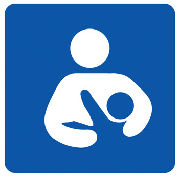 Breastfeeding toddler logo