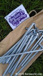 Heavy duty tent pegs