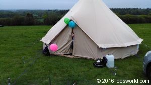 Bell tent from Boutique Camping